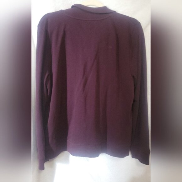 Talbots Deep Burgundy Button Down Shirt - Picture 6 of 6